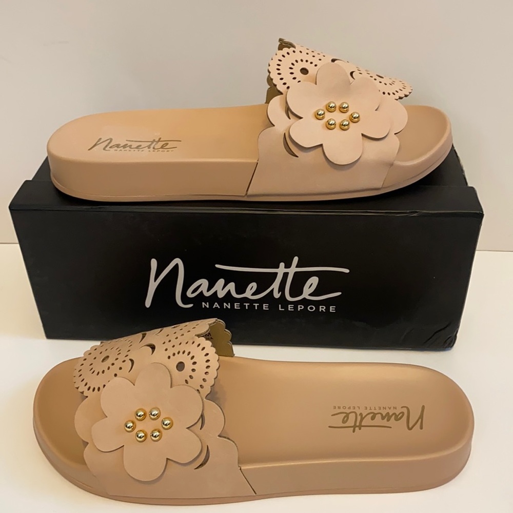 🖤⭐️Nanette Lepore Slide Sandals